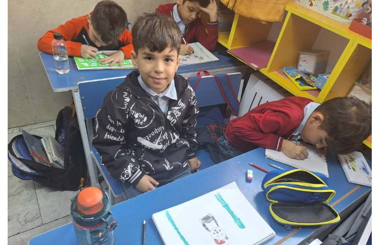 نقاشی : آموزش نقاشی خرس پاندا،پایه دوم 5