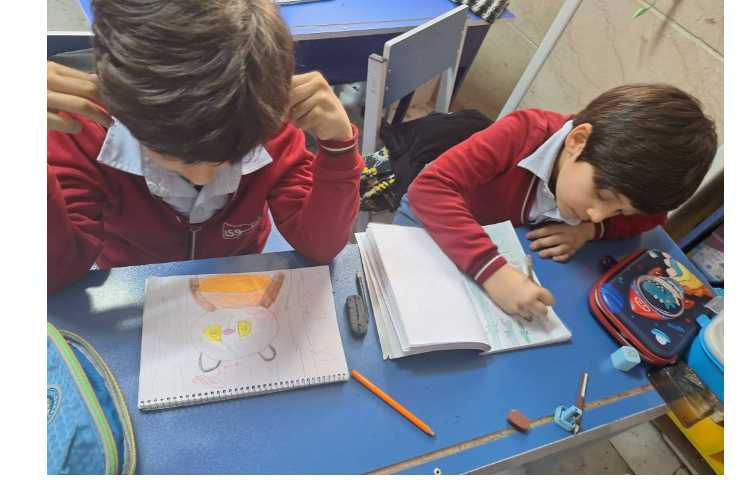 نقاشی : آموزش نقاشی خرس پاندا،پایه دوم 6