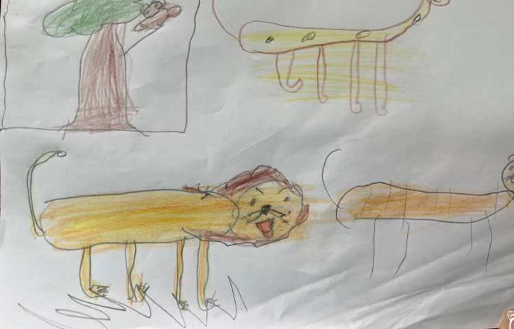 نقاشی ازباغ وحش 1