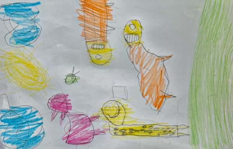 نقاشی ازباغ وحش 7