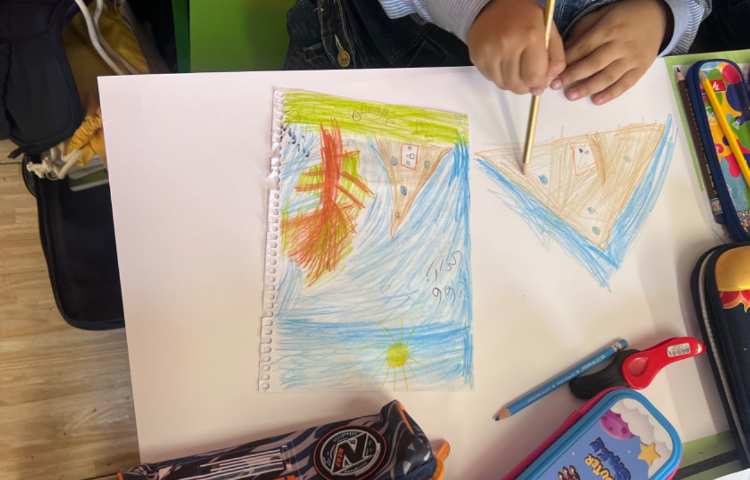 نقاشی ازداستان خوانده شده 6