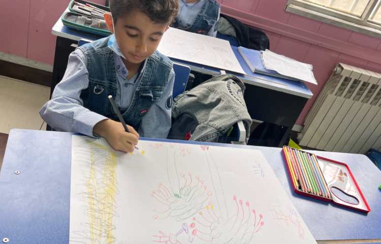 نقاشی از داستان خوانده شده 1