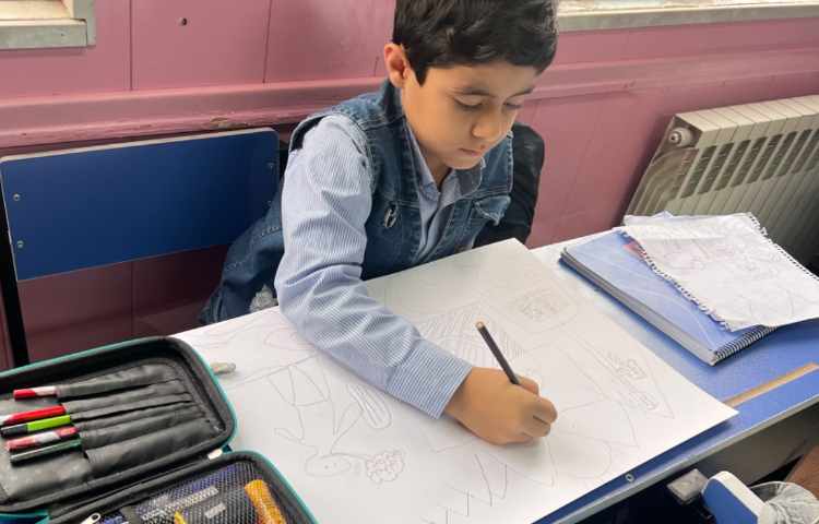 نقاشی از داستان خوانده شده 2