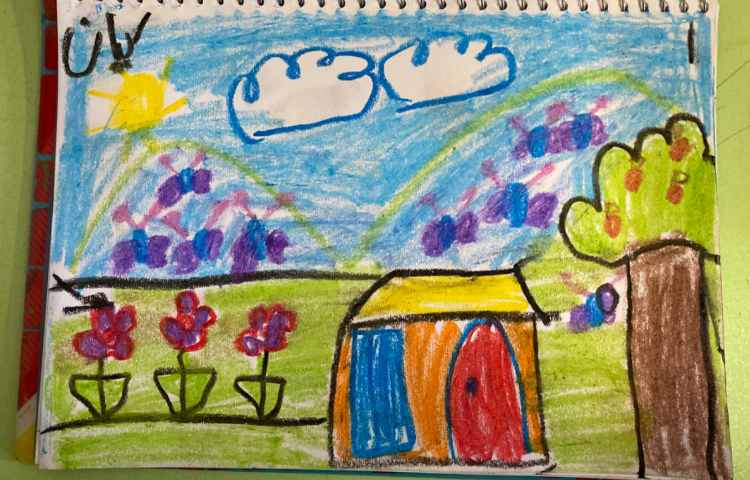 :نقاشی از طبیعت، پایه پیش دبستانی 10