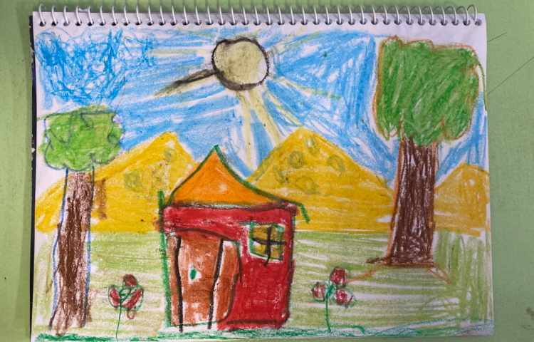 :نقاشی از طبیعت، پایه پیش دبستانی 11