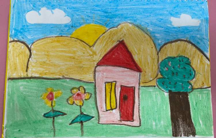 :نقاشی از طبیعت، پایه پیش دبستانی 4