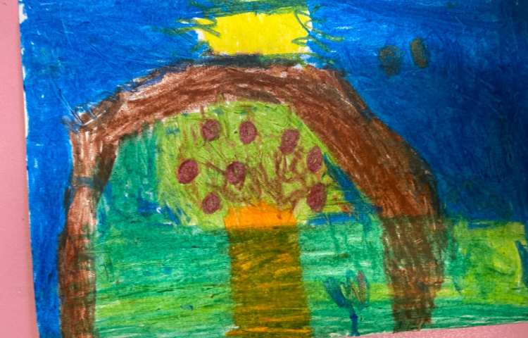 :نقاشی از طبیعت، پایه پیش دبستانی 5