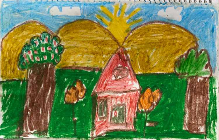 :نقاشی از طبیعت، پایه پیش دبستانی 7