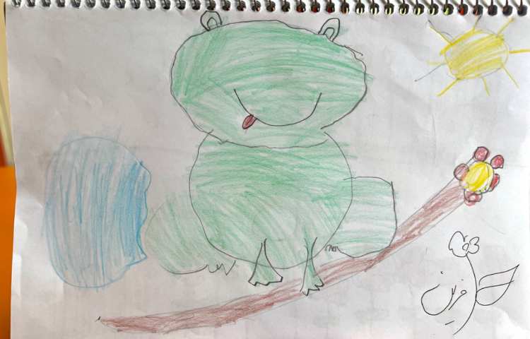 نقاشی از قورباغه 3