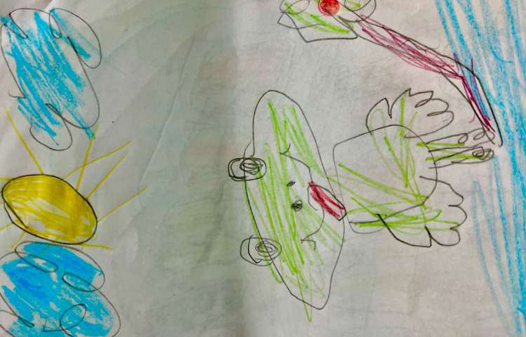 نقاشی از قورباغه 4