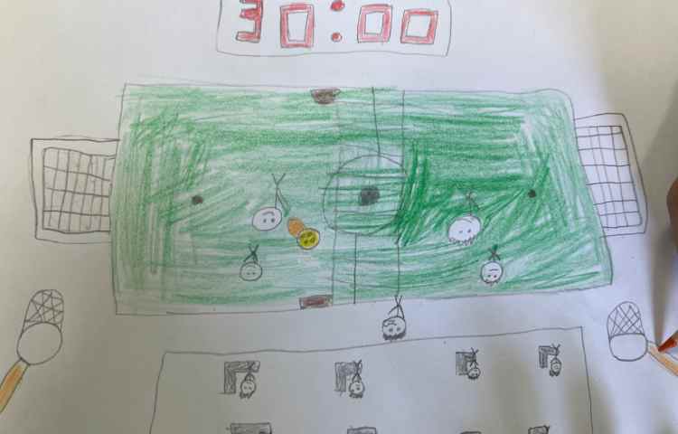 نقاشی از ورزشگاه خود 1