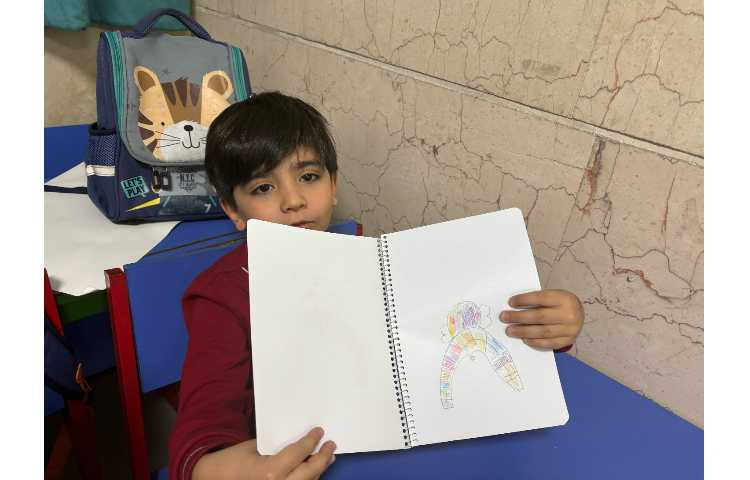 نقاشی المر و فیل های جنگل 1