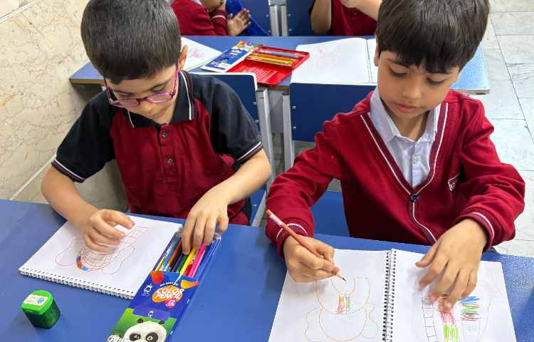 نقاشی المر و فیل های جنگل 2