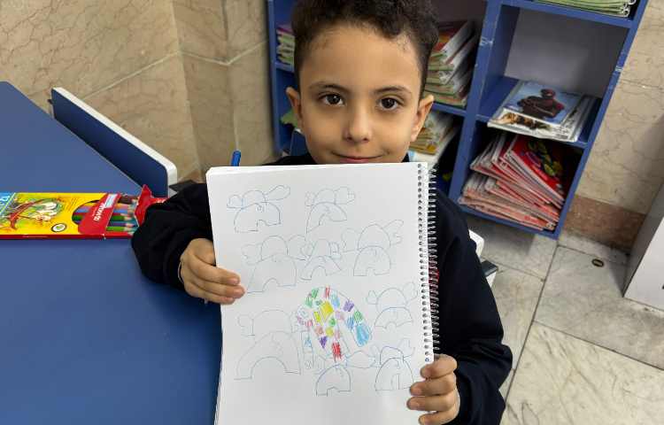 نقاشی المر و فیل های جنگل 3