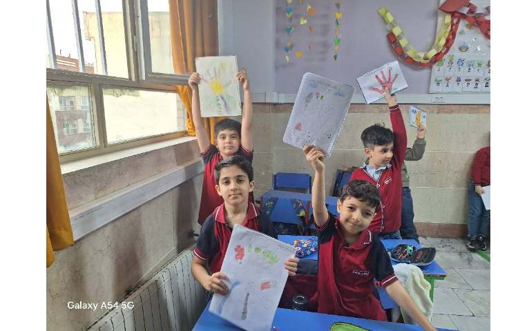 نقاشی انگشتی پایه دوم 3