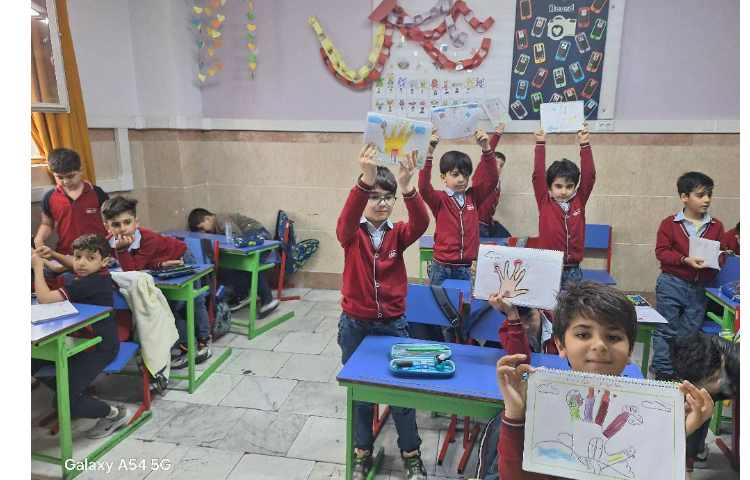 نقاشی انگشتی پایه دوم 4