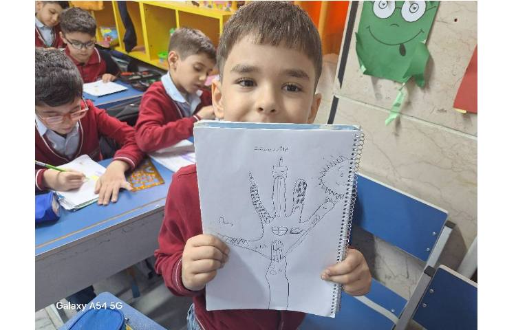 نقاشی انگشتی پایه دوم 6