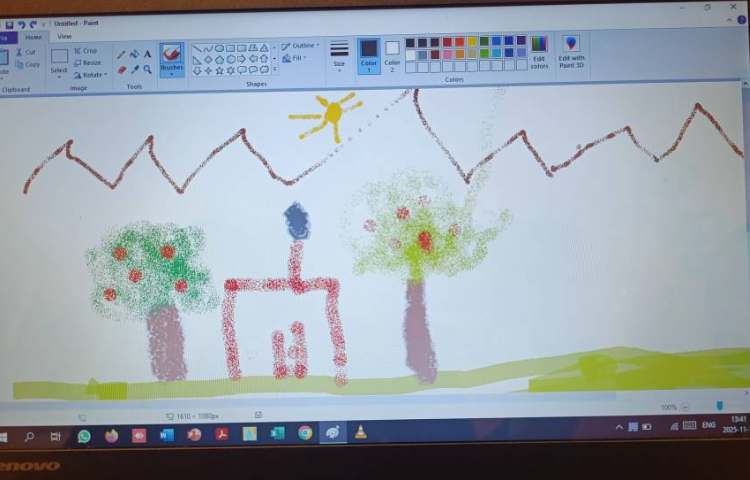 نقاشی با انواع قلموها در نرم افزار نقاشی 2