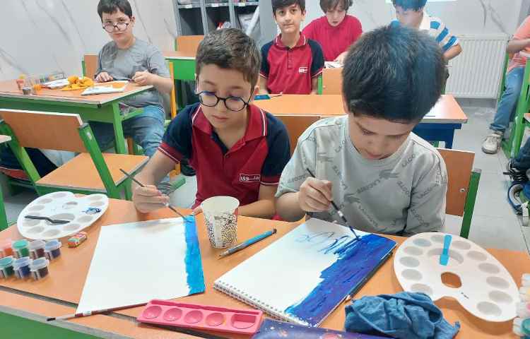 نقاشی با توصیف حس 2