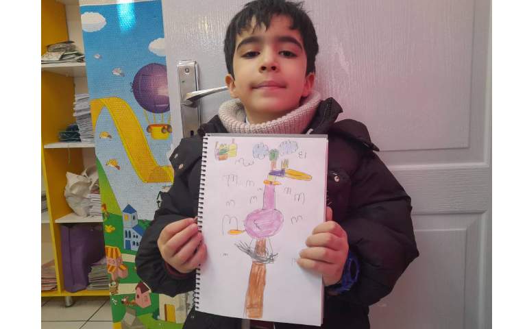 نقاشی با موضوع پرندگان 2