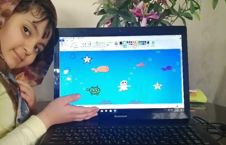 نقاشی با نرم افزارpaint 16