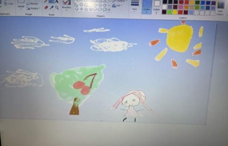 نقاشی با نرم افزارpaint 4