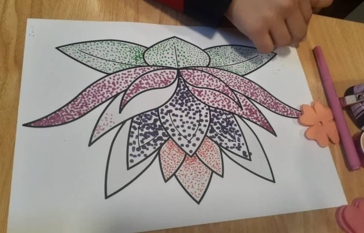 نقاشی با نقطه 4