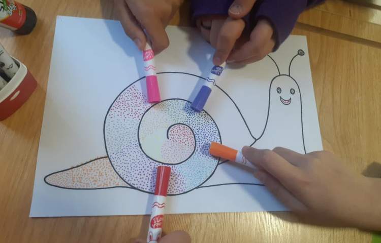 نقاشی با نقطه 5