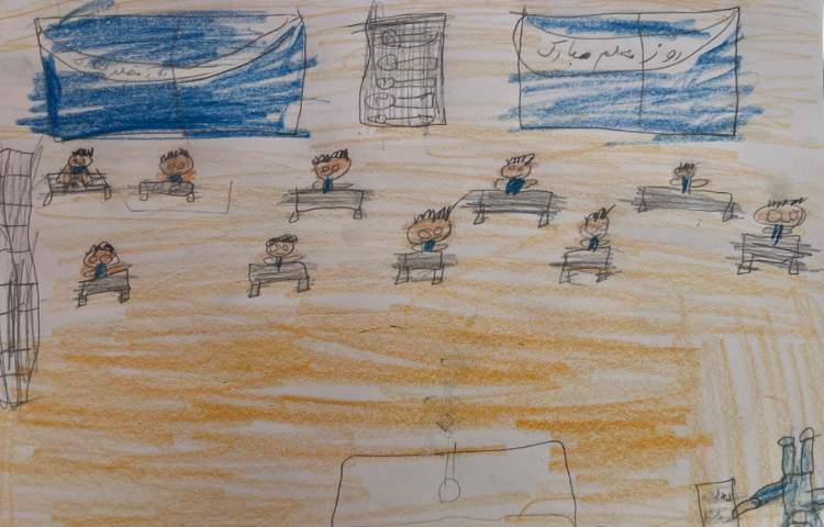 نقاشی به مناسبت روز معلم 9