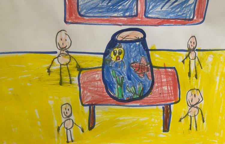 :نقاشی تنگ ماهی، پایه دوم 2