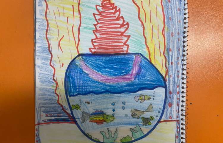 :نقاشی تنگ ماهی، پایه دوم 5