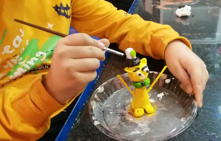 نقاشی حیوانات سفالی 2