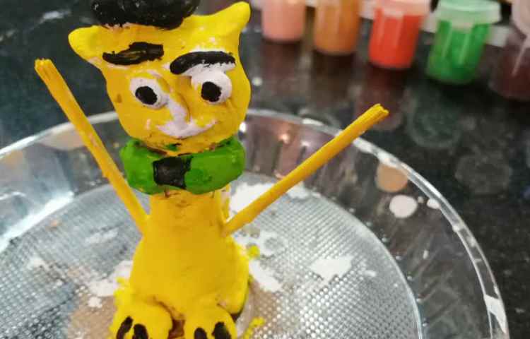 نقاشی حیوانات سفالی 3