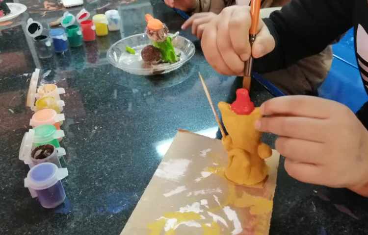 نقاشی حیوانات سفالی 4