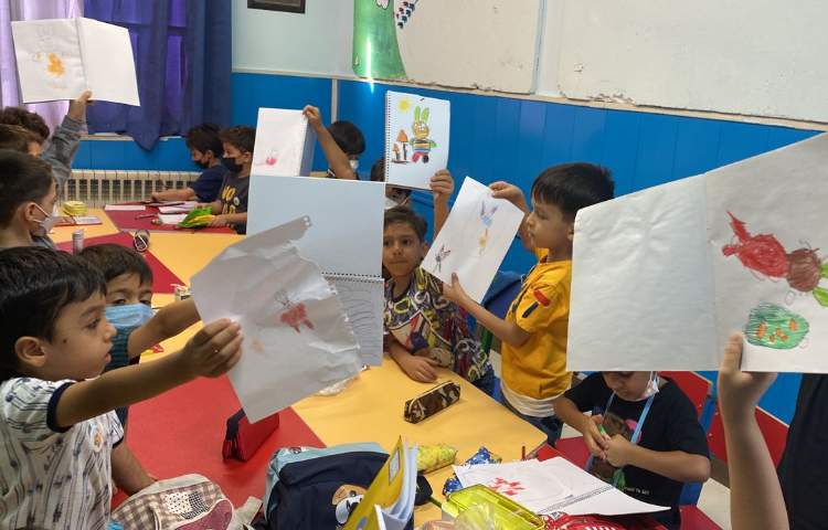 :نقاشی خرگوش و هویج، کلاس شاپرک 5