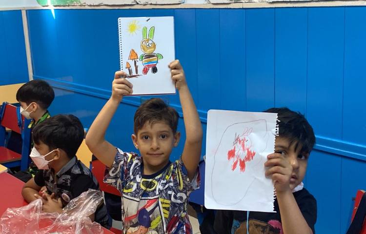 :نقاشی خرگوش و هویج، کلاس شاپرک 9