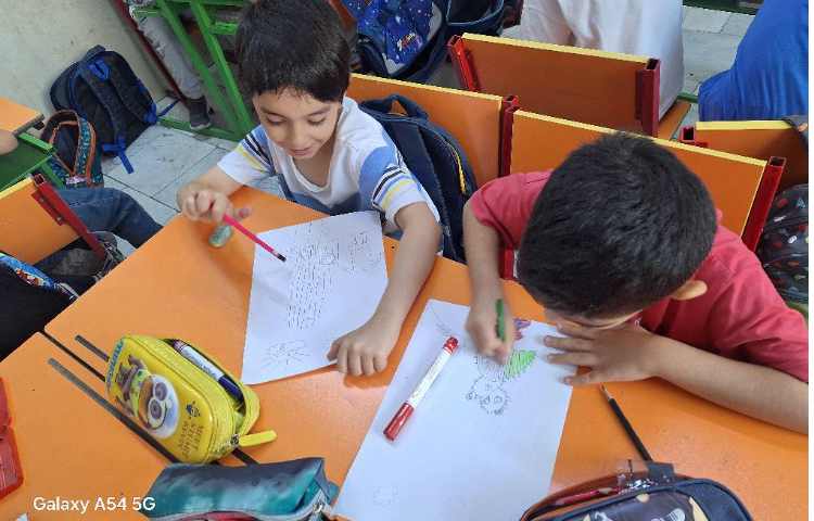 نقاشی خطوط نیم دایره 2