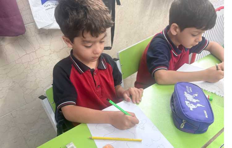 نقاشی خط و رنگ 11