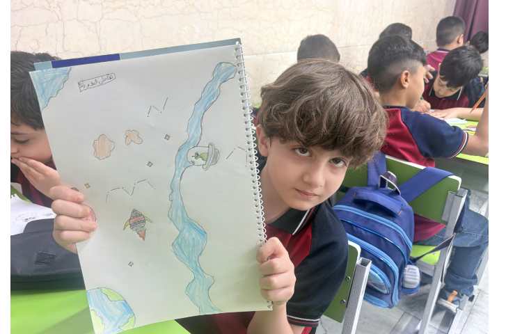 نقاشی خط و رنگ 4