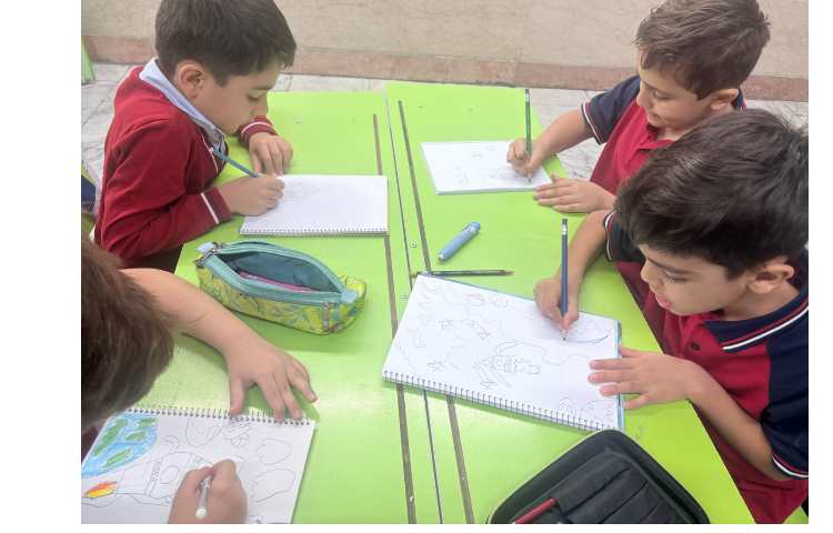 نقاشی خط و رنگ 5