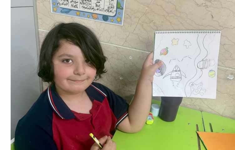 نقاشی خط و رنگ