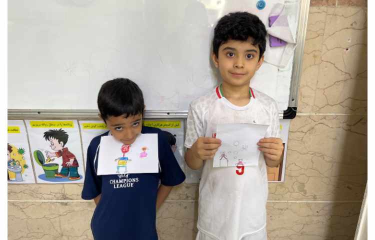 نقاشی خلاق حواس پنج گانه 6