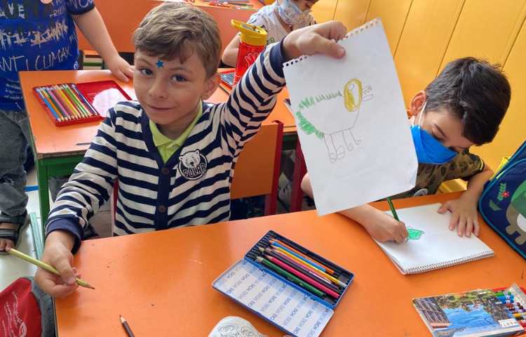 :نقاشی دایناسور، کلاس توت فرنگی