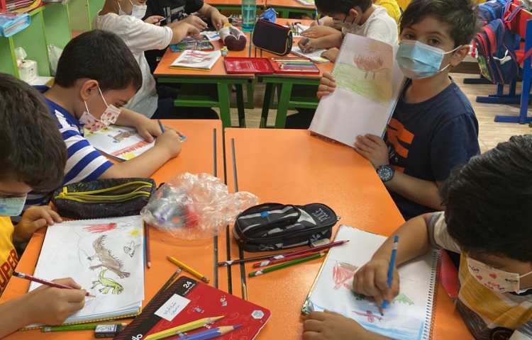 :نقاشی دایناسور، کلاس فضانوردان 2