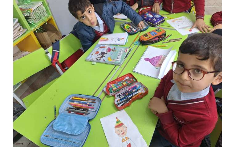 نقاشی دلقک کلاس اول خانم حسینی 2