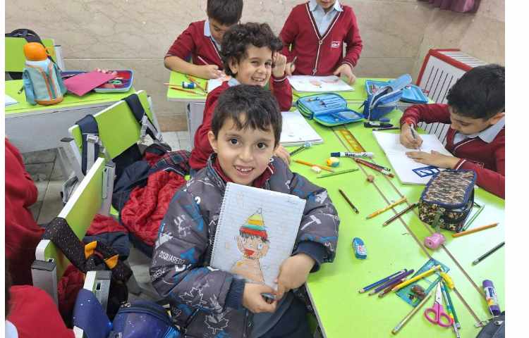 نقاشی دلقک کلاس اول خانم حسینی 4