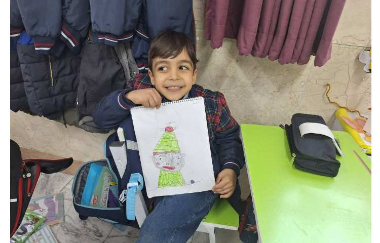 نقاشی دلقک کلاس اول خانم حسینی 6