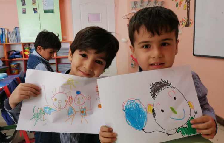 نقاشی دوستان خودشون