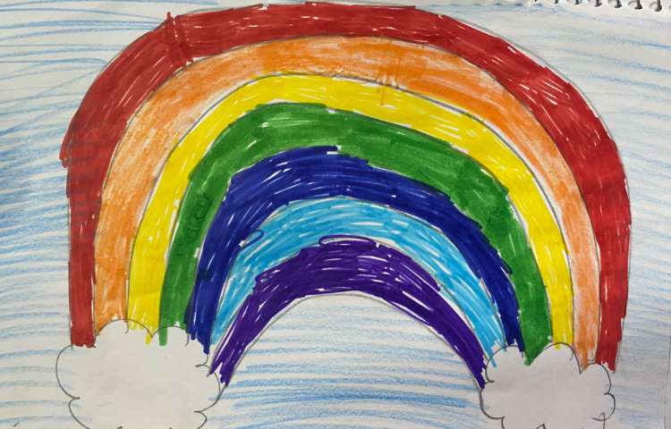 :نقاشی رنگین کمان 1