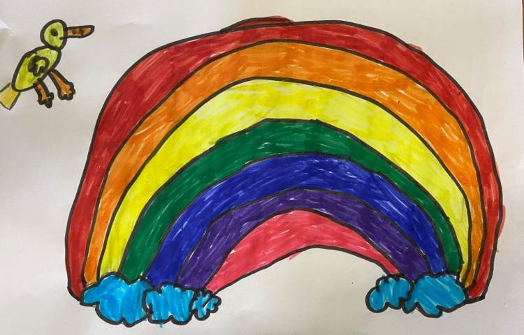 :نقاشی رنگین کمان 11